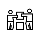 Icon for Neighbor Collaboration and resource sharing